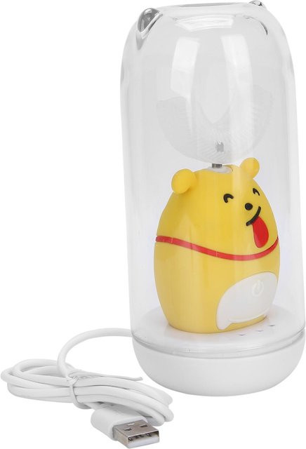 OutsideWorld Elektrische Kinder Zahnbürste, Gelb-Weiß - Bild 1