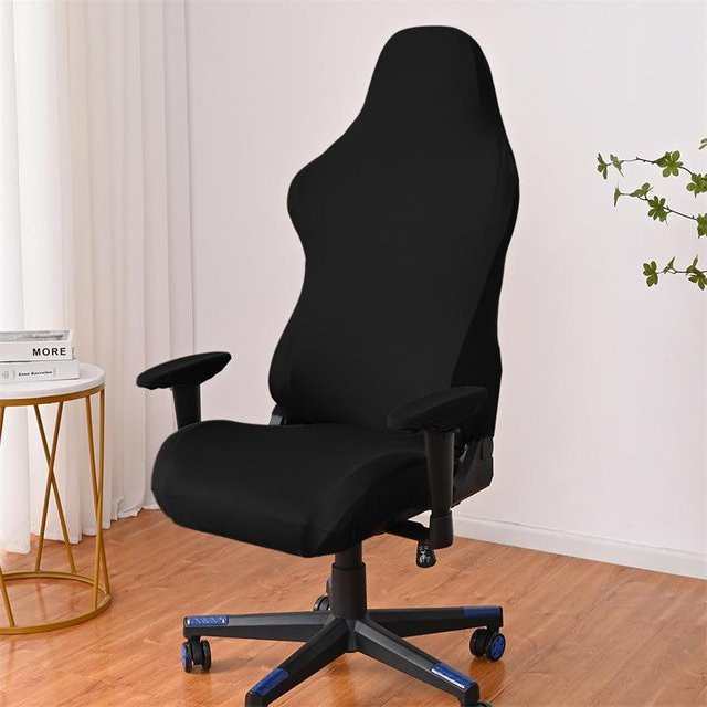 Bestbags Gaming Stuhlbezug in Schwarz, rutschfester und elastischer Sitzüberzug für Bürosessel und Computerstühle, waschbar - Bild 1