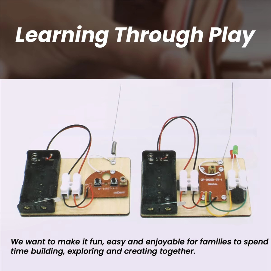 soulbao Fun-Transmitter-Kombination, Kinderpuzzle, Holz, Bunt / Mehrfarbig - Bild 2