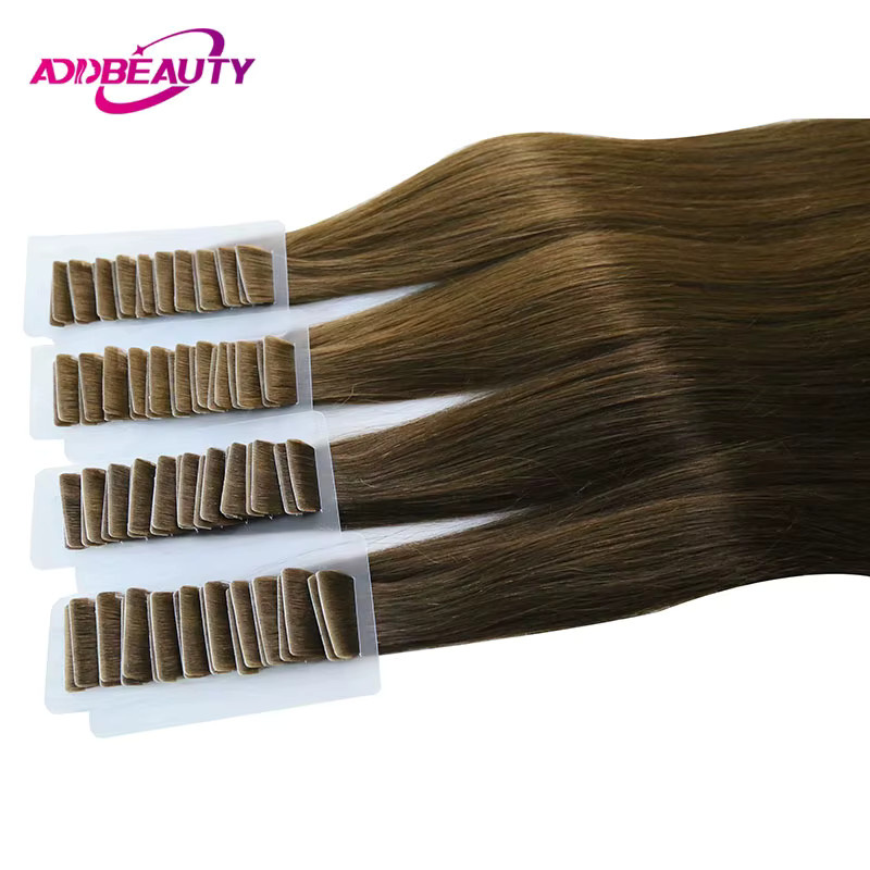 Addbeauty Gerades Injektionsband aus Echthaar, 100 g, Unisex - Bild 3