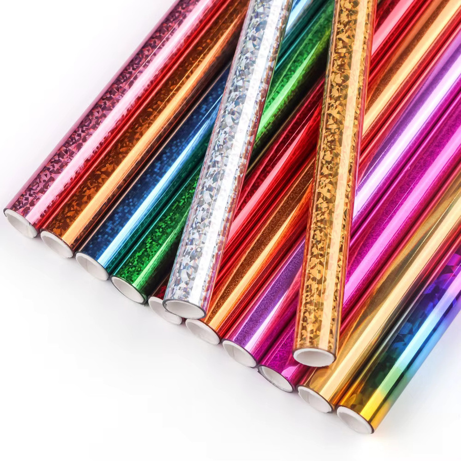 12 Stück Heißfolienrollen in Multicolour, wärmeaktiviertes Thermofolienpapier für DIY Scrapbooking und Heißfolienmaschinensysteme - Bild 3