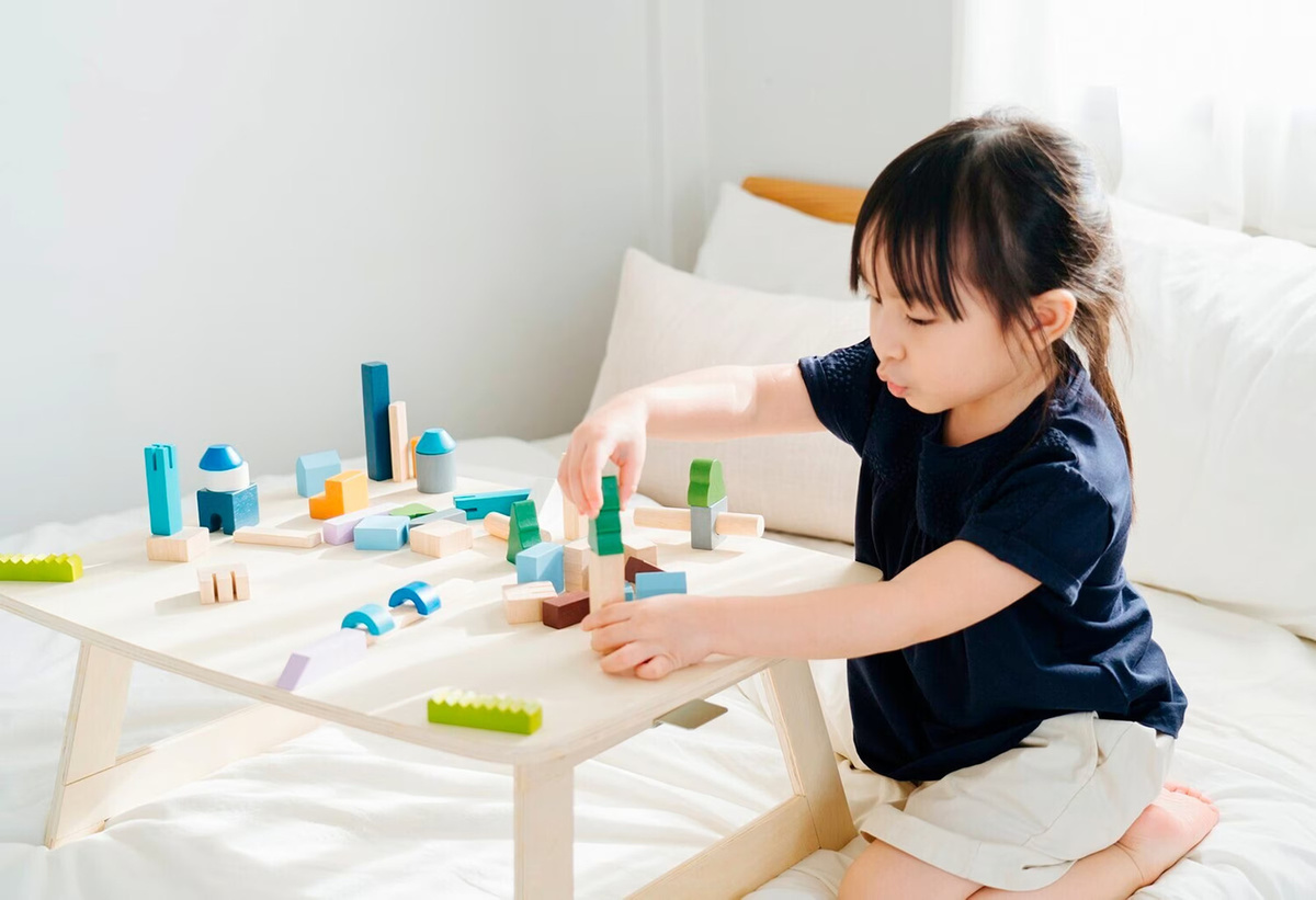 Plantoys Spielklötze Großstadt, Holz, ab 3 Jahre - Bild 1