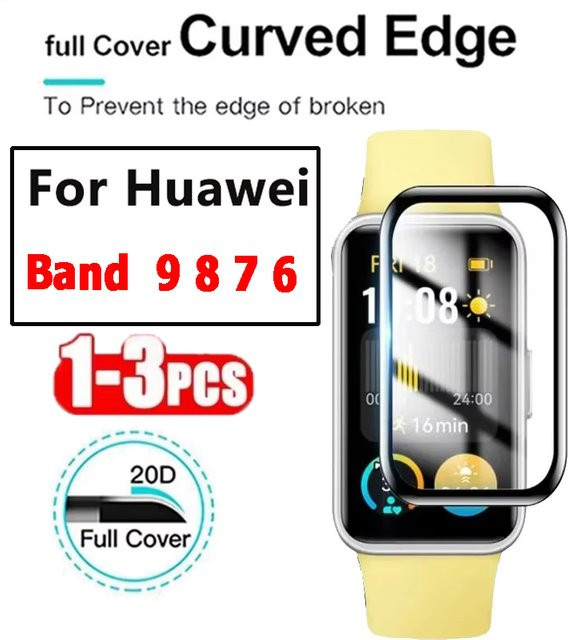 Huawei Screen Protector Film, Silikon, transparent, Unisex - Bild 1