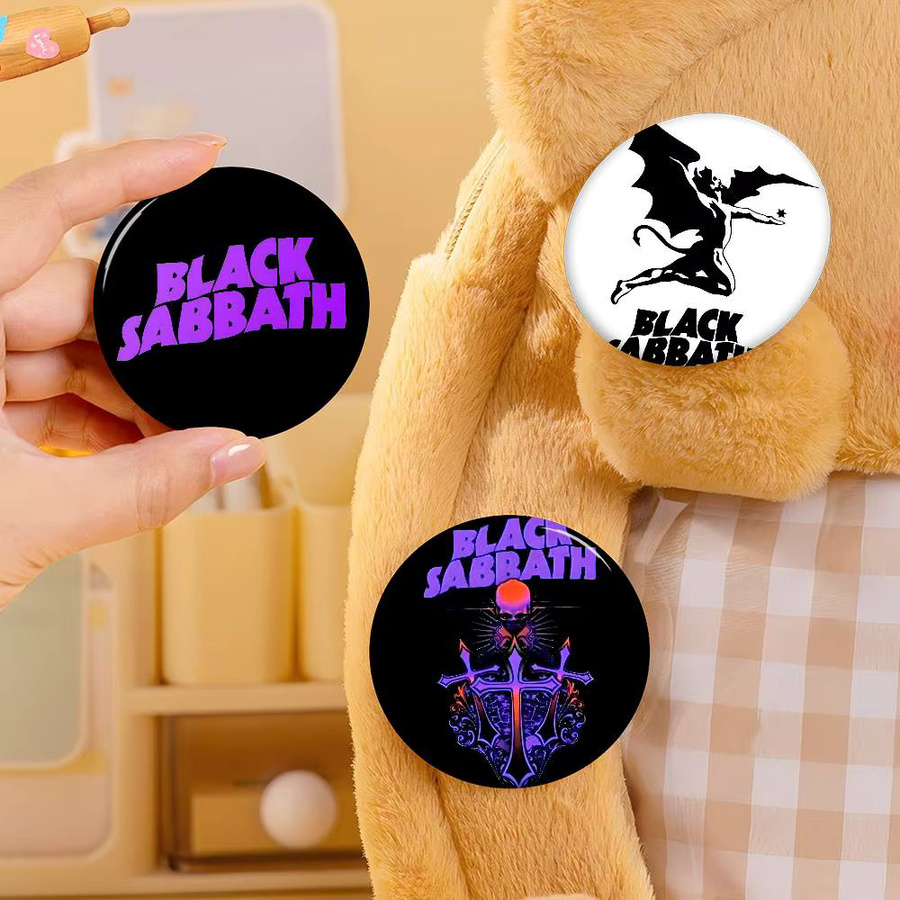 Mesuca Anstecknadeln, B-Black S-Sabbath - Bild 3