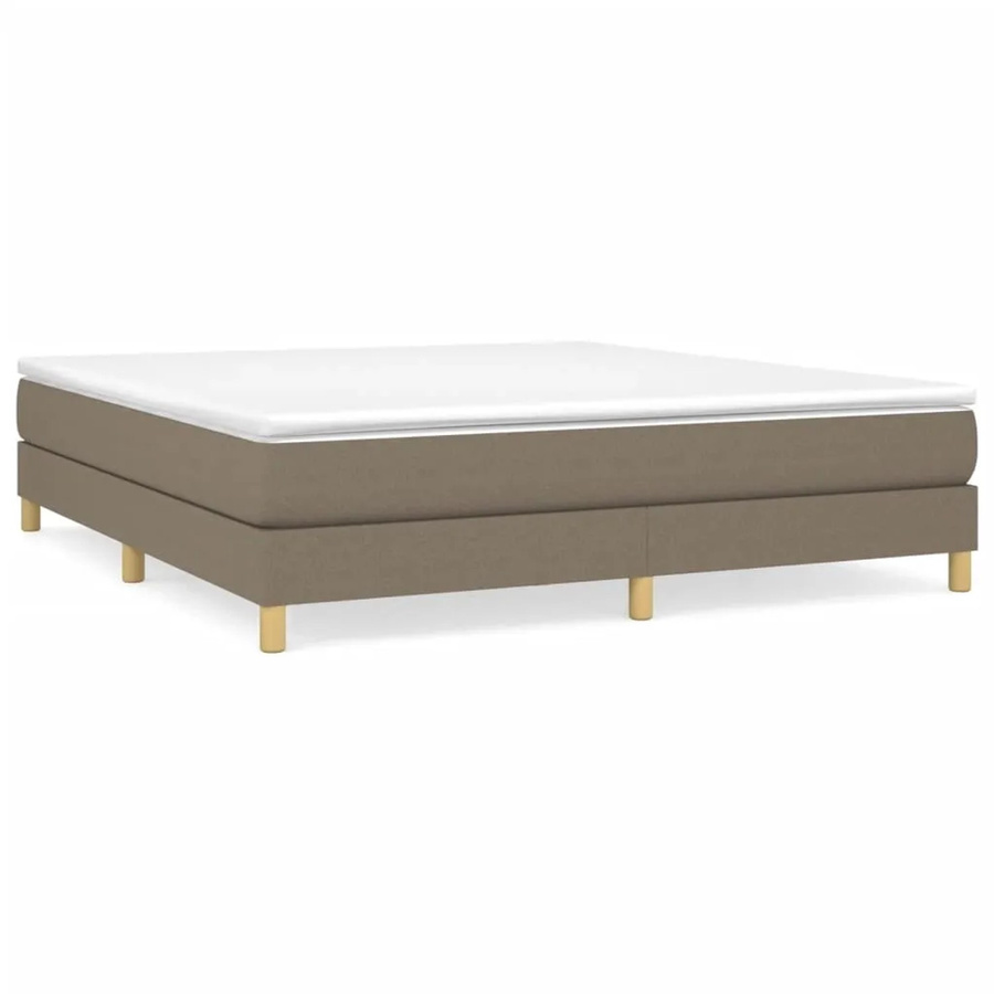 vidaXL Boxspringbett in Taupe mit Stoffbezug, B/T: 180 x 200 cm - Bild 2