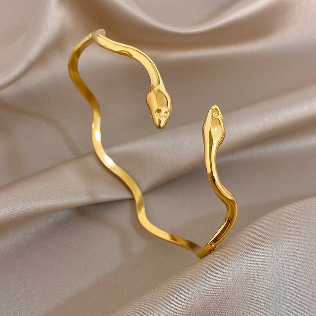 Greatera Armband Manschette, Edelstahl, Gold, Unisex - Bild 1