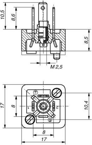Hirschmann GSSNA 200 Rechtecksteckverbinder mit 2 Polen plus PE - Bild 1