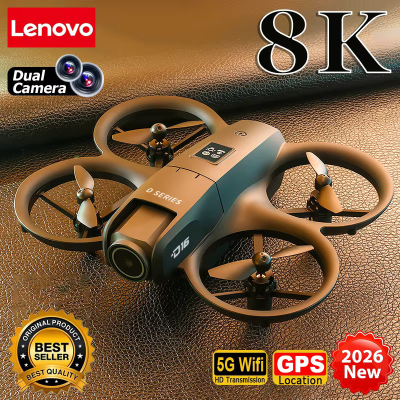 Lenovo D16 Drohne in Schwarz mit 8K Aerial HD Dual-Kamera, GPS und Brushless Motor zur Hindernisvermeidung - Bild 2