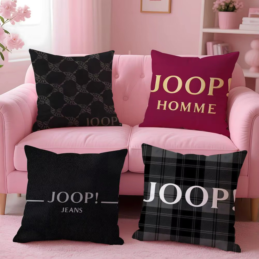 Joop Kissenbezug-Set 4-teilig, Weiß, Dekorativ für Sofa und Heimdekoration, B/T/H: 50 x 50 cm, 45 x 45 cm, 40 x 40 cm und 30 x 30 cm - Bild 2