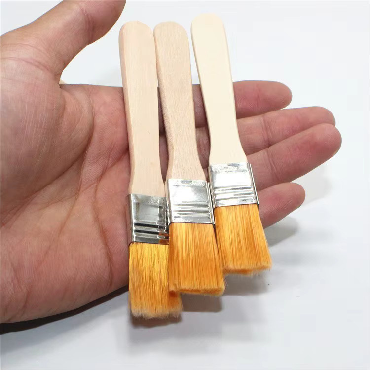 Nylonpinsel Set mit Holzgriff für Aquarell und Wandgestaltung in verschiedenen Größen - Bild 3