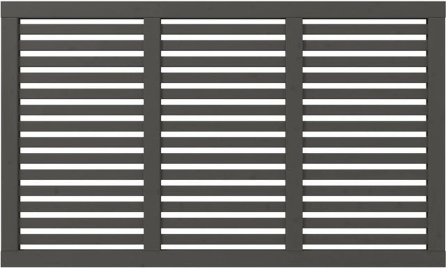Plus Sichtschutzzaun Harmoni aus Nadelholz in Umbragrau, semi-transparent, H: 180 cm, B: 107 cm - Bild 1