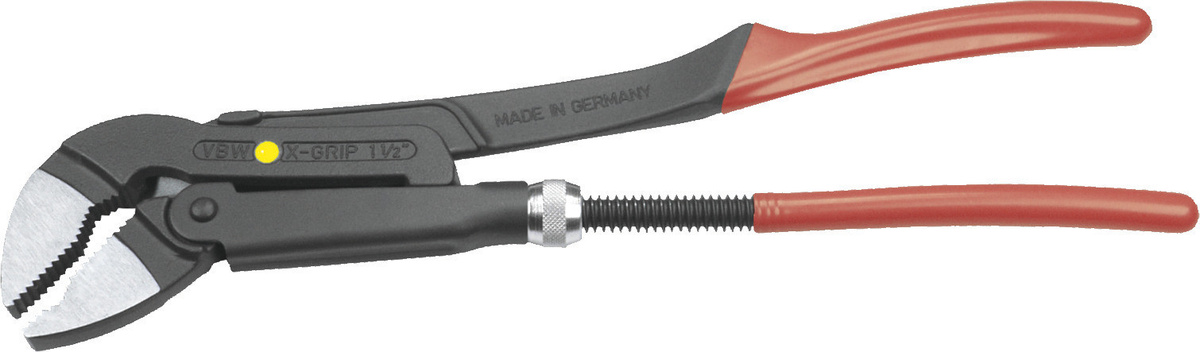 VBW Wasserpumpenzange X-Grip in Rot, 2 Zoll - Bild 1