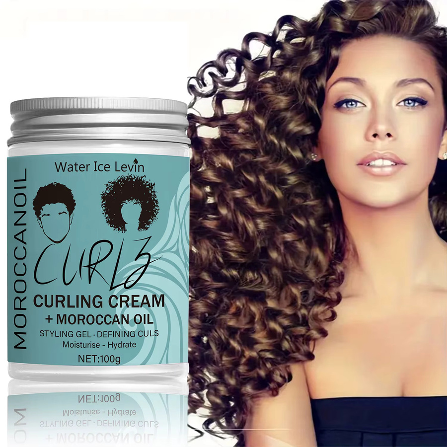 Water Ice Levin Coconut Oil Curling Cream, Creme für alle Haartypen - Bild 5