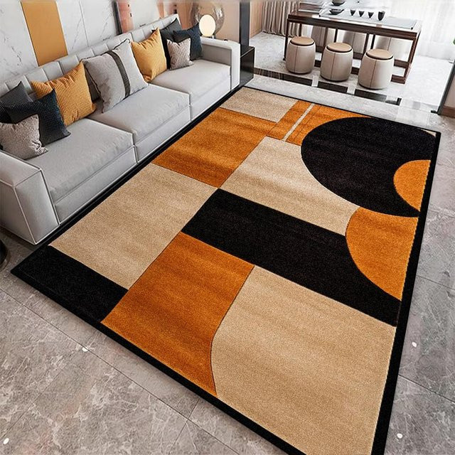 Moderner geometrischer Teppich von Wucifang Jewelry in Mehrfarbig, weich und rutschfest, B/T: 200 x 300 cm - Bild 1