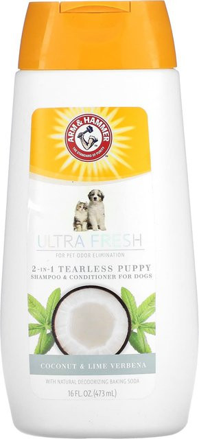Arm & Hammer Ultra Fresh 2-in-1 Welpenshampoo und -spülung, 473 ml - Bild 1