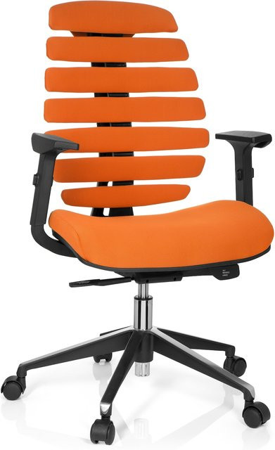 hjh OFFICE Profi Bürostuhl ERGO LINE II mit Armlehnen aus Stoff - Bild 1