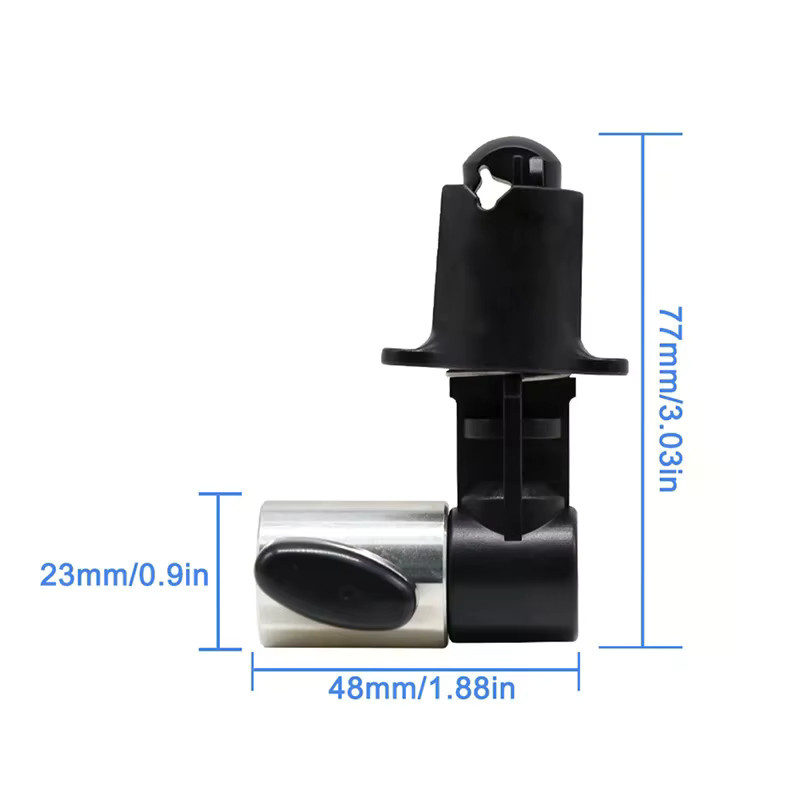 Reflektorhalter aus Aluminium in Schwarz: 360 Grad drehbarer Clip für Fotostudio-Hintergründe, Stative und Lichtstative - Bild 5
