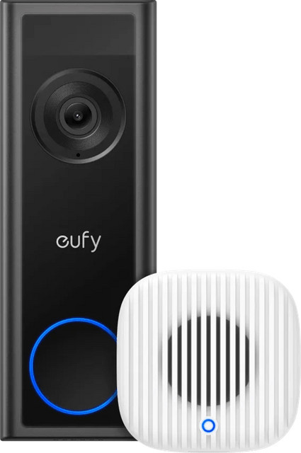 eufy Video Doorbell C31 mit Chime in Schwarz mit Wi-Fi - Bild 1