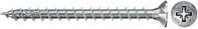 Fischer Power-Fast II Spanplattenschraube mit Senkkopf und Pozidriv-Antrieb, verzinkt, Farbe: Silber/Blau, Durchmesser: 6,0 mm, Länge: 35,0 mm - Bild 1