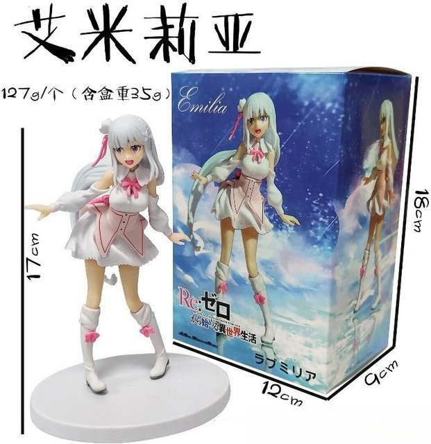 Yiran toy 1 Re:Zero Starting Life in Another World Emilia Actionfigur 17cm - Bild 1