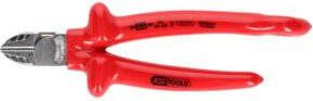 KS Tools Seitenschneider 1000V aus Stahl mit Sicherungsöse in Rot - Bild 1