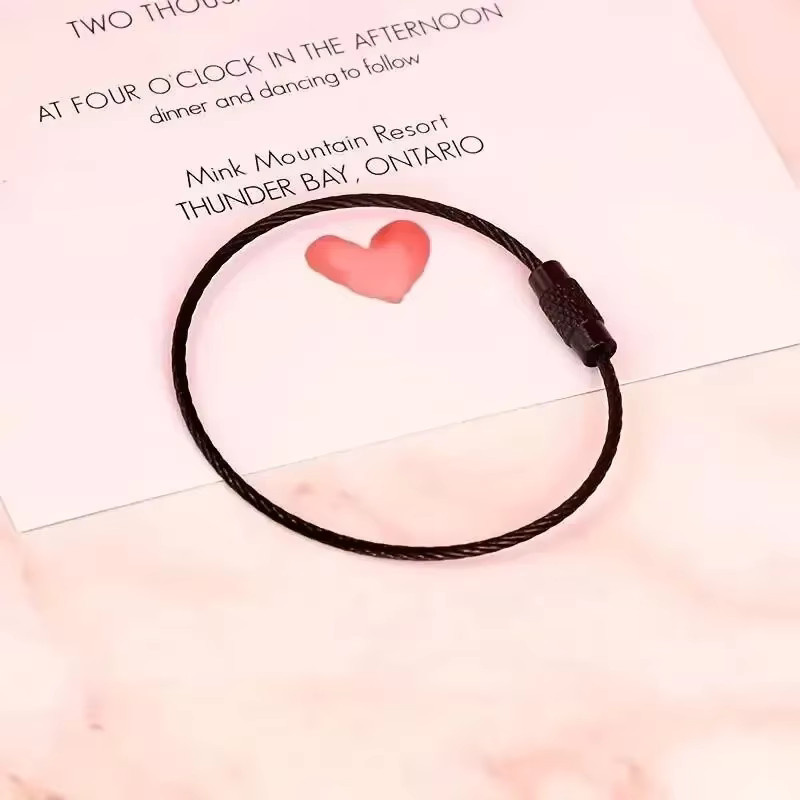 NYXIA Gepäckanhänger-Schlüsselanhänger-Clips, Edelstahl, Unisex - Bild 2