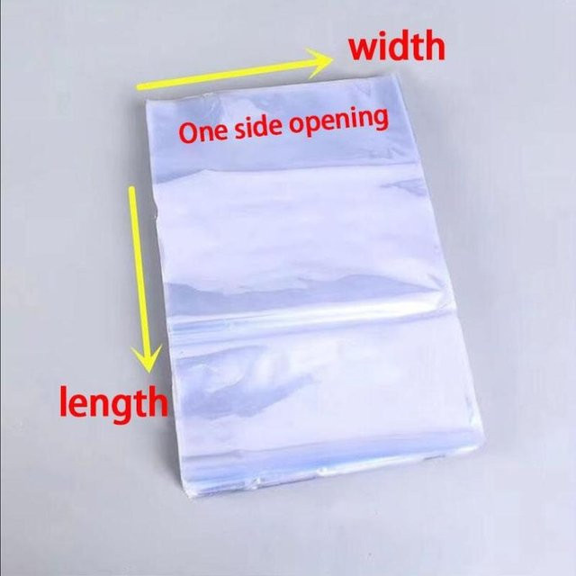 WEC ECO PVC-Schrumpffolie in Transparent, 100 Stück, B: 15 cm, H: 25 cm - Bild 1