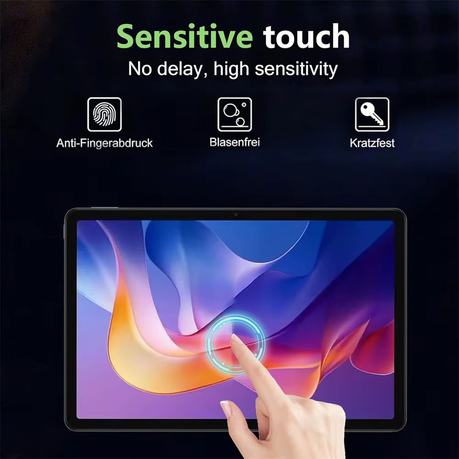 2 Stück Xiaomi Redmi Pad 2 11 Zoll Displayschutzfolie aus gehärtetem Glas, transparent und kratzfest - Bild 5