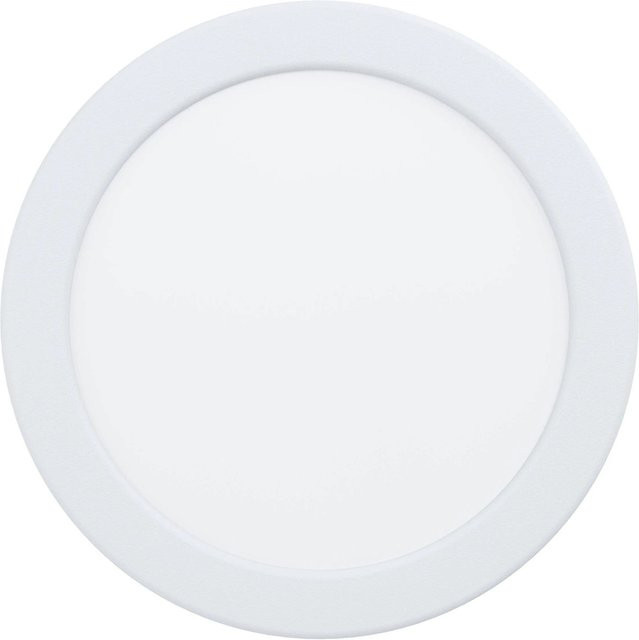Eglo LED-Einbauspot Fueva 5 in Weiß mit 4.000K und IP44 Schutzart, Durchmesser: 16,6 cm - Bild 1