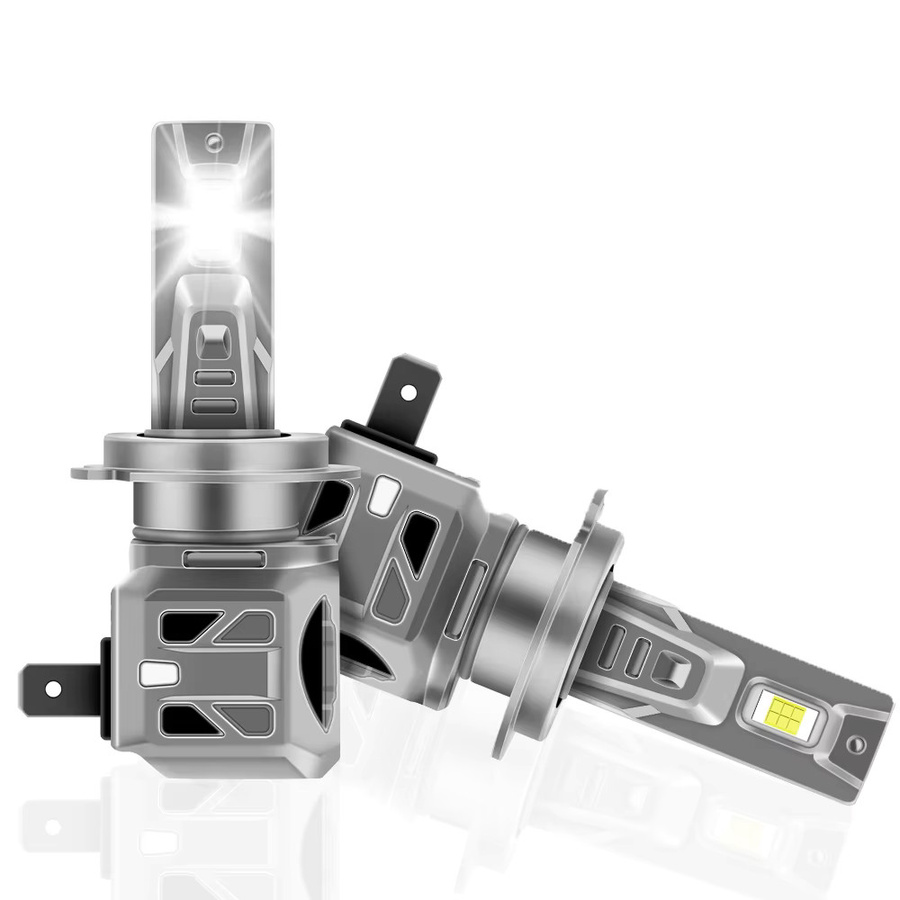 Roadsun H7 LED-Autoscheinwerfer Set in Weiß und Silber mit 20000LM High Lumen und 6500K Weiß unter Verwendung von 3570 CSP Chips - Bild 2