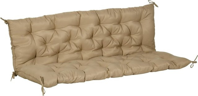 Outsunny Sitzkissen für draußen aus Polyester und Schaumstoff, Khaki/Beige, B: 150 cm, T: 98 cm, H: 8 cm - Bild 1