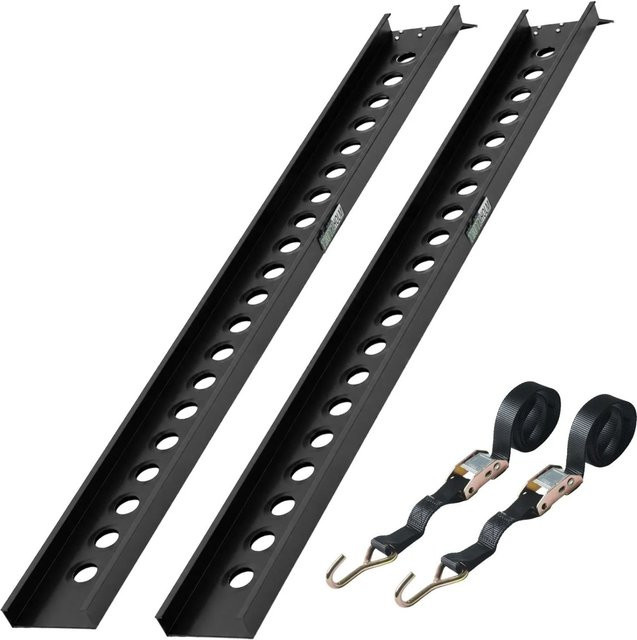 Trutzholm 2er Set Auffahrschienen aus Aluminium in Schwarz, Länge: 194 cm, Traglast: 400 kg - Bild 1