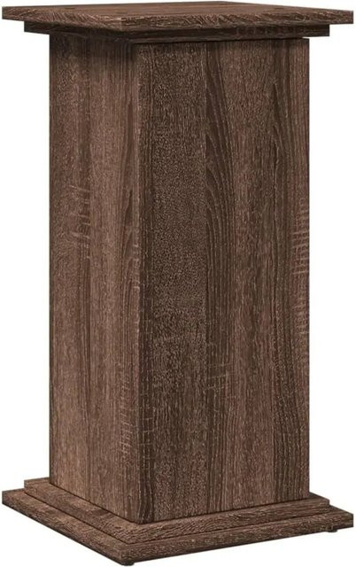 vidaXL Postament mit Stauraum in Eiche Braun aus Holzwerkstoff B/T/H: 31 x 30 x 90 cm - Bild 1