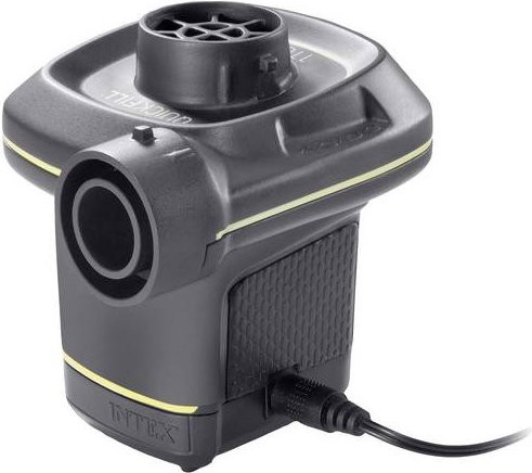 Intex Elektrische Luftmembranpumpe 66634 in Grau, 220V + 12V mit 480 l/min Förderleistung - Bild 1