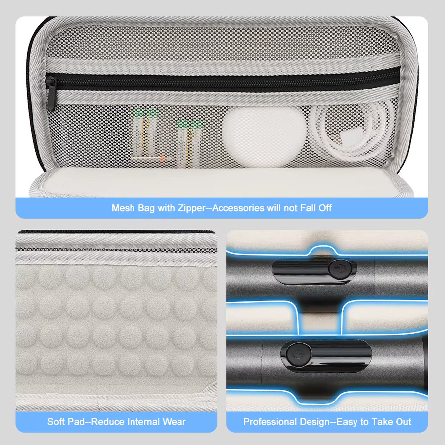 JBL PartyBox Wireless Two Mikrofon-Aufbewahrungstasche, Reisetasche für das Dual Mic Handheld Karaoke System, Schwarz - Bild 3
