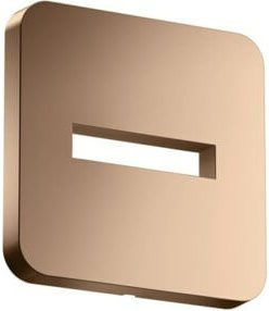 Hansgrohe Duschwandrosette Soft in Gold poliert, Wandmontage, B/B: 13 x 13 cm - Bild 1