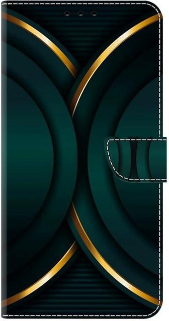 Magnetische Leder-Brieftaschenhülle für Samsung Galaxy A-Serie in Grün - Bild 1