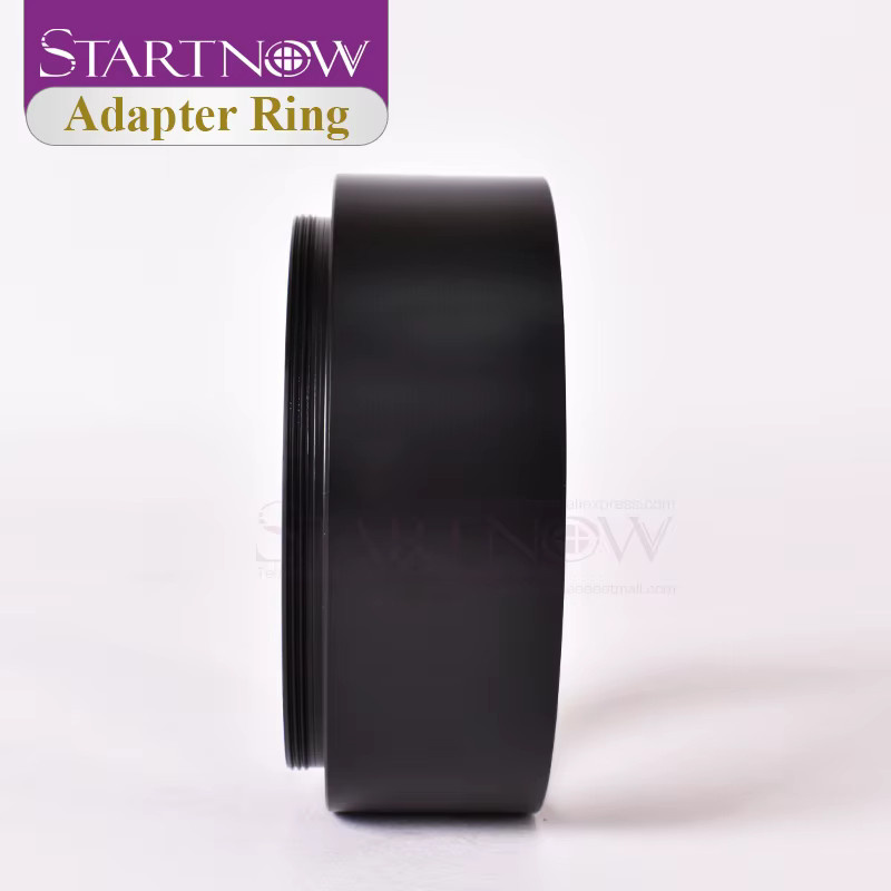 Startnow Faser-Galvo-Kopf F-Theta-Linsenadapterring in Schwarz mit M79 M90 Gewinde und Transformationshöhe 18mm oder 34mm für CO2-Lasermarkiermaschinen - Bild 3