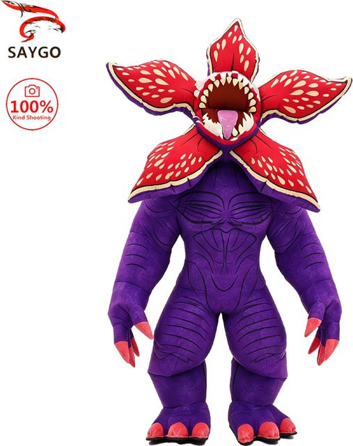 SAYGO Blumenfressendes Maskottchen, Aufblasbares Kostüm, Plüsch-Set - Bild 1
