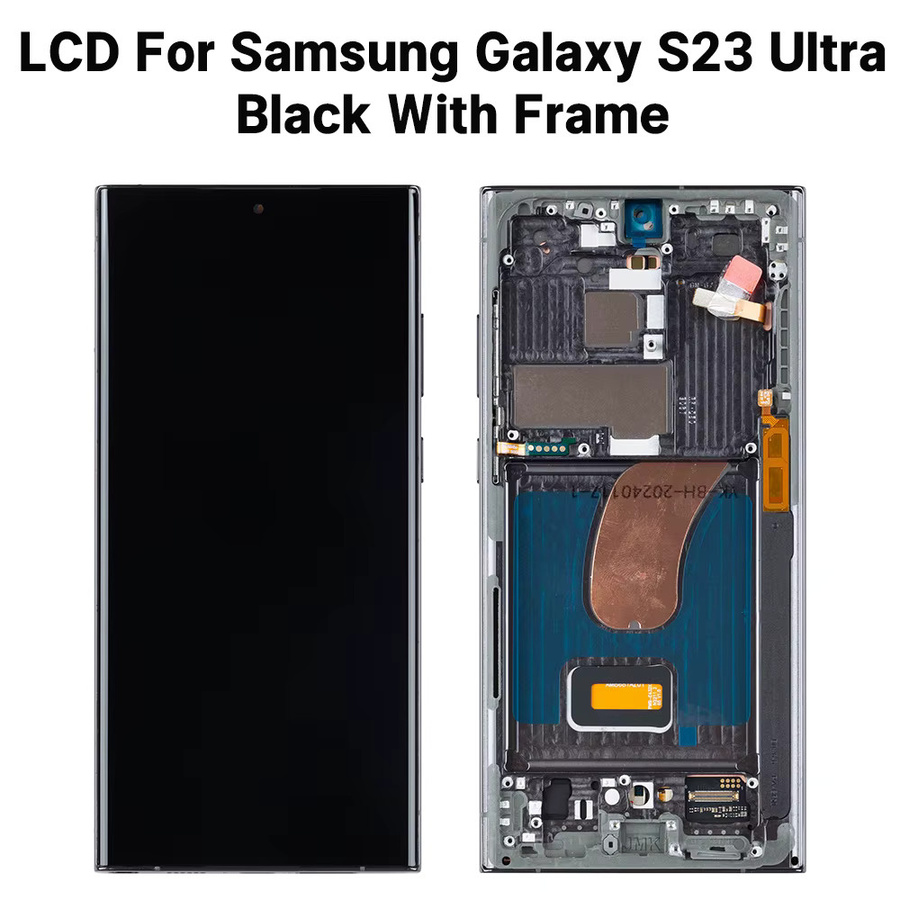 Samsung AMOLED Display mit Touchscreen Digitizer Ersatz für Galaxy S23 Ultra SM-S918B SM-S918U in Schwarz - Bild 4