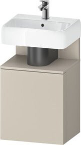 Duravit Waschtischunterschrank Qatego in Taupe Matt, B/T/H: 44 x 35 x 64,5 cm - Bild 1
