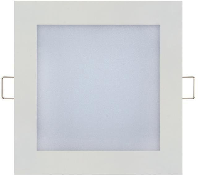 Extraflaches quadratisches LED-Panel weiß 12W dimmbar 4200K B/B/H: 17 x 17 x 1,7 cm - Bild 1