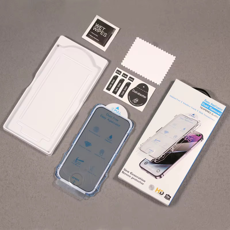 Balsam Displayschutzfolie aus gehärtetem Glas in Transparent für iPhone 15, 14, 13, 12, 11 Pro, XS Max, XR mit Staubentfernungsset - Bild 6