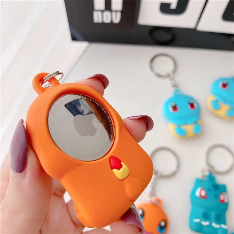 Bandai Pokemon Pikachu Silikonhülle für Airtag, Schlüsselanhänger - Bild 2