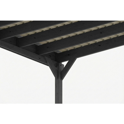 SKANHOLZ Carport Friesland aus Fichte mit Stahl-Dachplatten in Schiefergrau, B/T: 546 x 708 cm - Bild 2