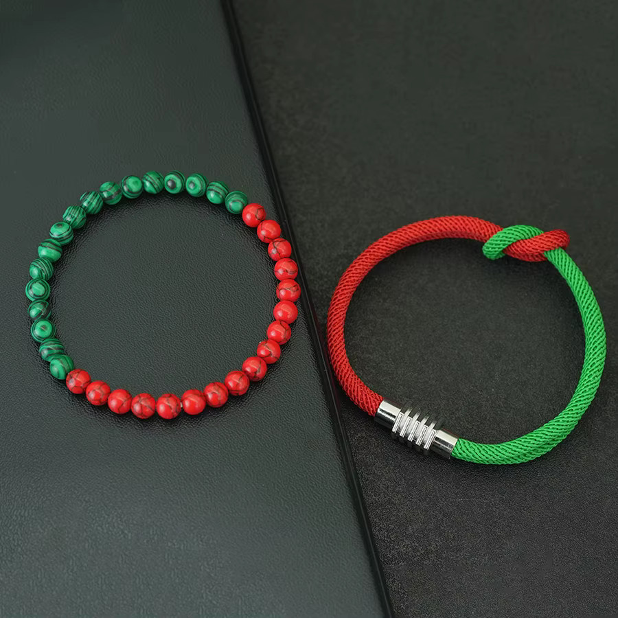 Noter Armband, Howlith, Malachit, Herren, Bunt - Bild 3