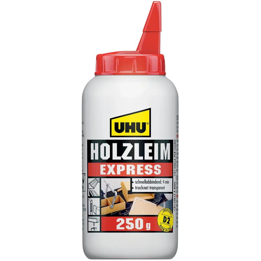 UHU Express Holzleim transparent 250 g - Bild 2
