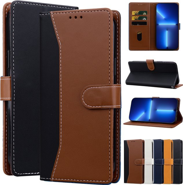 Magnetische Flip-Lederhülle für Samsung Galaxy A02s A03s A04s A05 A05s A06 A07 A12 A13 A14 A15 A16 A17 A26 A36 A37 A56 A57 - Bild 1