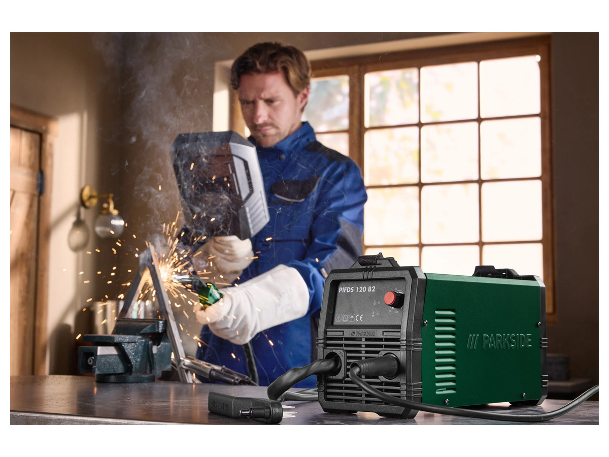 PARKSIDE Inverter-Fülldraht-Schweißgerät PIFDS 120 B2 in Grün - Bild 2
