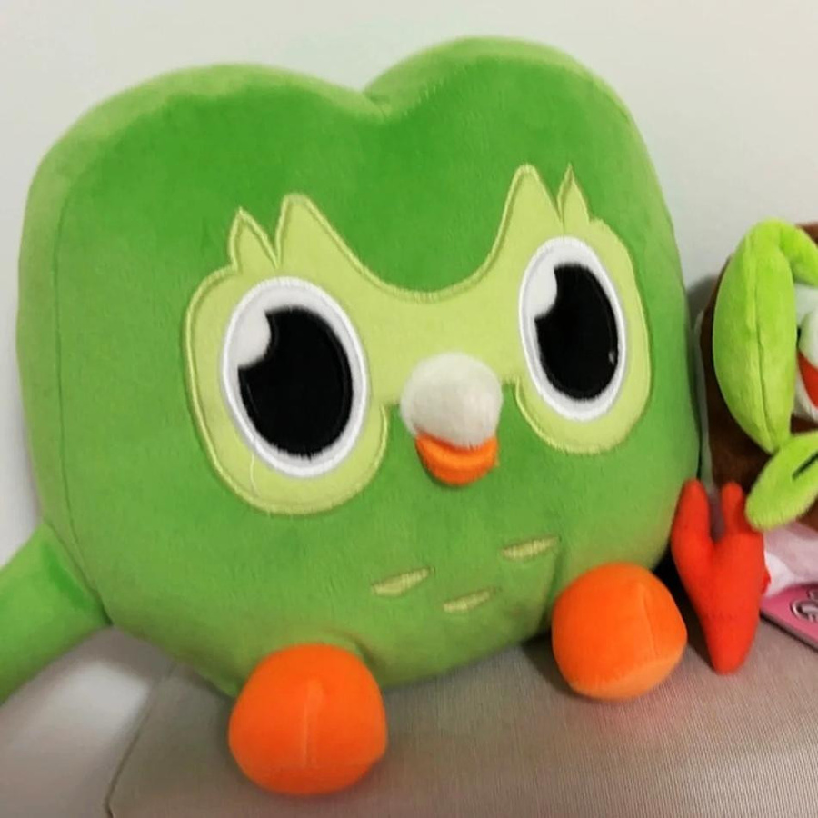 Yiran toy 1 Duolingo Duo der Eule Plüschtier grün 0–3 Jahre - Bild 2